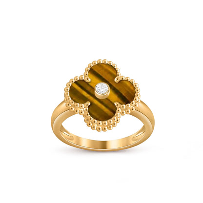 [Camiery]CLOVER DIAMOND RING GOLD COLLECTION