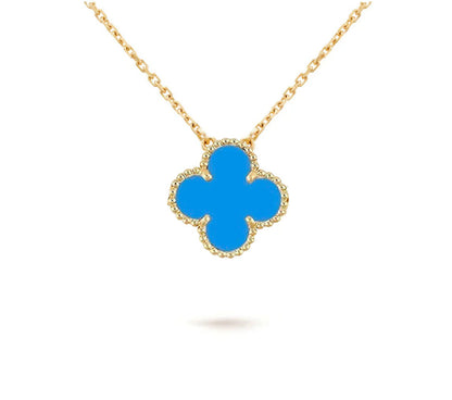 [Camiery]CLOVER 15MM SINGLE FLOWER NECKLACE COLLECTION