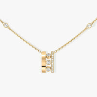 [Camiery]CHAIN MOVE ROMANE PEDAND NECKLACE