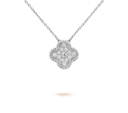 [Camiery]CLOVER 15MM NECKLACE SILVER COLLECTION