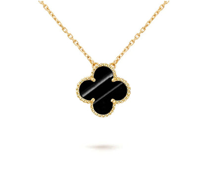 [Camiery]CLOVER 15MM SINGLE FLOWER NECKLACE COLLECTION