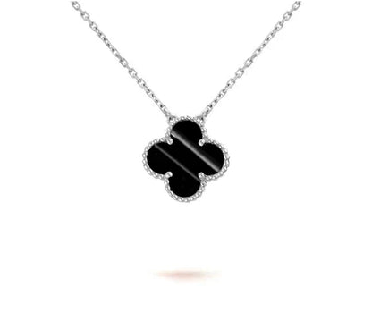 [Camiery]CLOVER 15MM NECKLACE SILVER COLLECTION