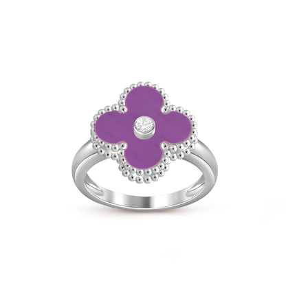 [Camiery]CLOVER SILVER DIOMND RING COLLECTION