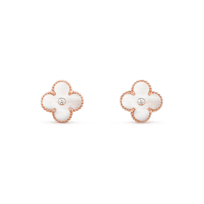 [Camiery]CLOVER  15MM DIAMOND EARRINGS COLLECTION