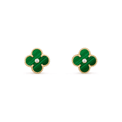 [Camiery]CLOVER  15MM DIAMOND EARRINGS COLLECTION