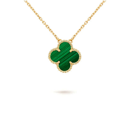 [Camiery]CLOVER 15MM SINGLE FLOWER NECKLACE COLLECTION