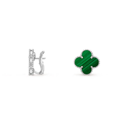 [Camiery]CLOVER SILVER 15MM MOP EARRINGS COLLECTION