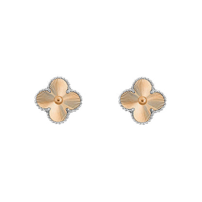 [Camiery]CLOVER SILVER 15MM EARRINGS COLLECTION