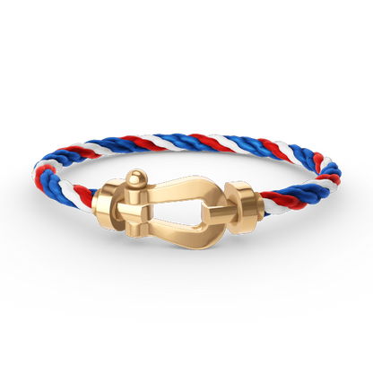 [Camiery]FORCE LARGE HORSESHOE NO DIAMOND BRACELET GOLD