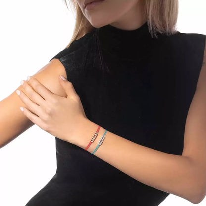 [Camiery]Messika Care(s) pink cord pavé bracelet