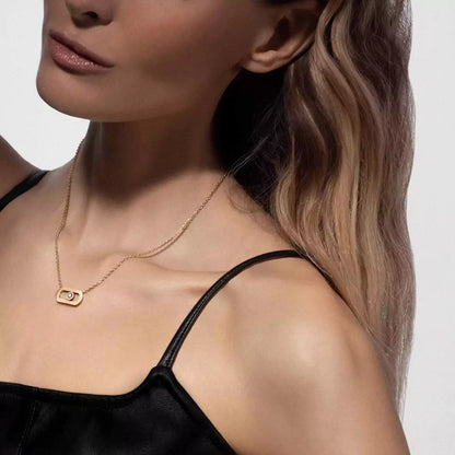 [Camiery]So Move Diamond Necklace in Gold