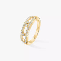 [Camiery] Baby Move Gold Diamond Pave_ Ring