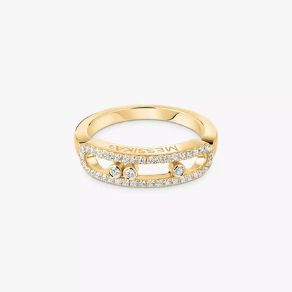 [Camiery] Baby Move Gold Diamond Pave_ Ring