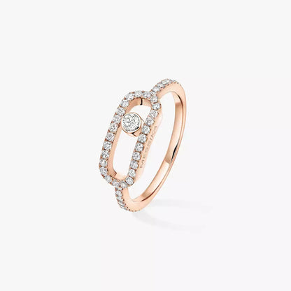 [Camiery]Move Uno Diamond Ring in Gold