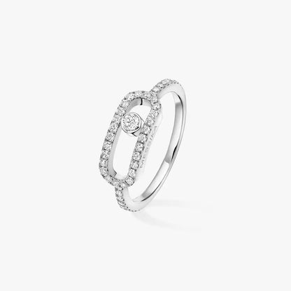 [Camiery]Move Uno Diamond Ring in Gold