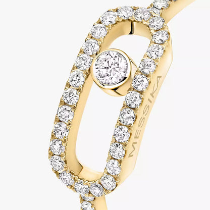 [Camiery]Move Uno Diamond Ring in Gold