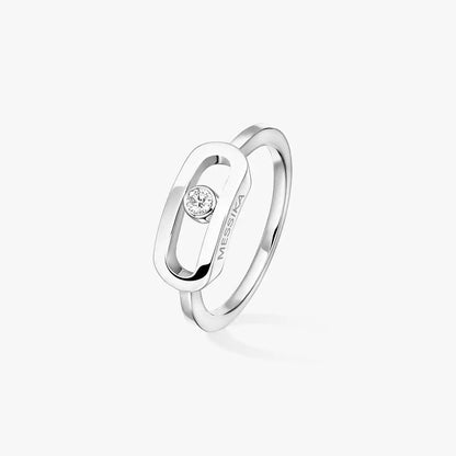 [Camiery]Move Uno Diamond Ring in Gold