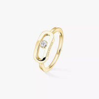 [Camiery]Move Uno Diamond Ring in Gold