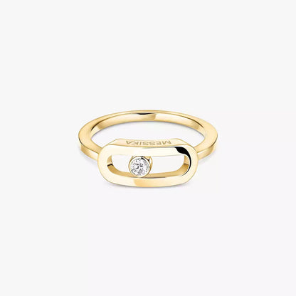 [Camiery]Move Uno Diamond Ring in Gold