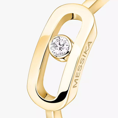 [Camiery]Move Uno Diamond Ring in Gold