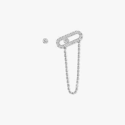 [Camiery]Move Uno Diamond Earrings