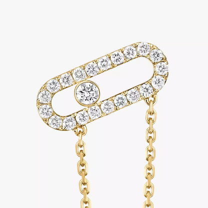 [Camiery]Move Uno Diamond Earrings