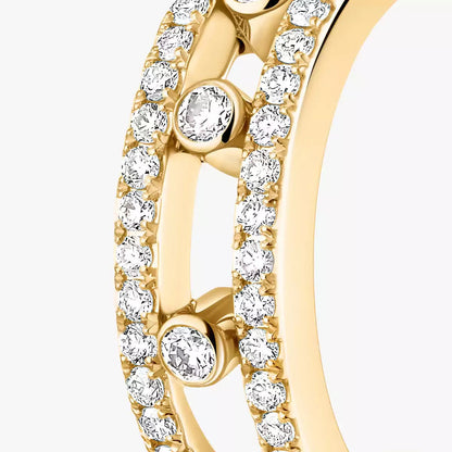[Camiery]Diamond Pave_ Hoop Earrings Move