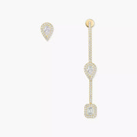 [Camiery]Diamond Drop Earrings My Twin