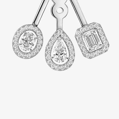 [Camiery] My Twin Trio  Diamond Earrings