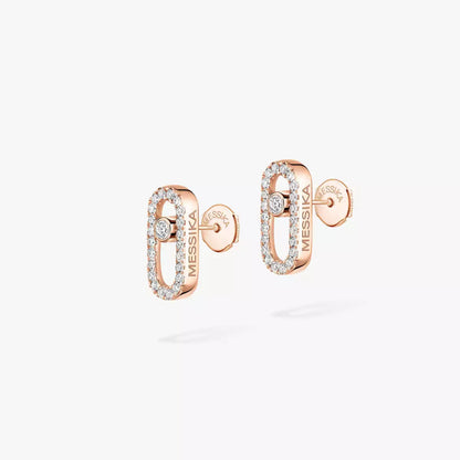 [Camiery]Move Uno Diamond Earrings