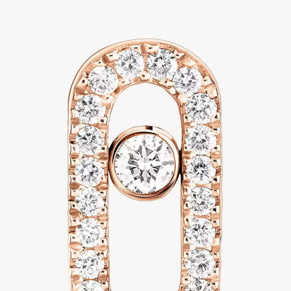 [Camiery]Move Uno Diamond Earrings