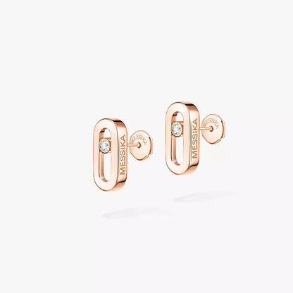 [Camiery]Move Uno Diamond Stud Earrings