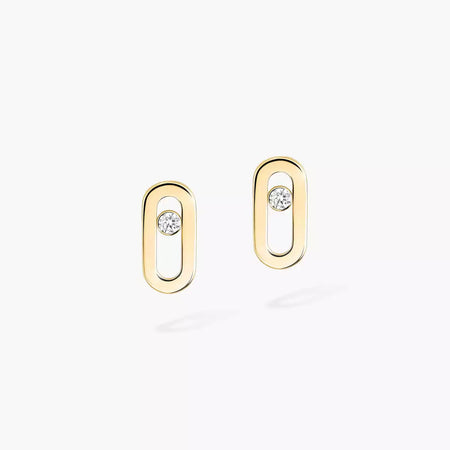 [Camiery]Move Uno Diamond Stud Earrings