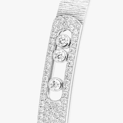 [Camiery]Move Noa Ciselé half pavé bangle