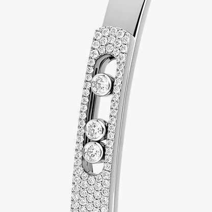 [Camiery]Move Noa Rose Gold Pavé Diamond Bangle Bracelet