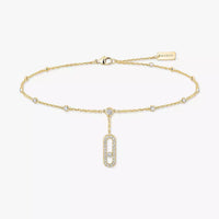 [Camiery] Move Uno pavé ankle bracelet