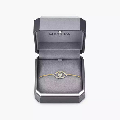 [Camiery]Lucky Eye Pave-Set Diamond Bracelet