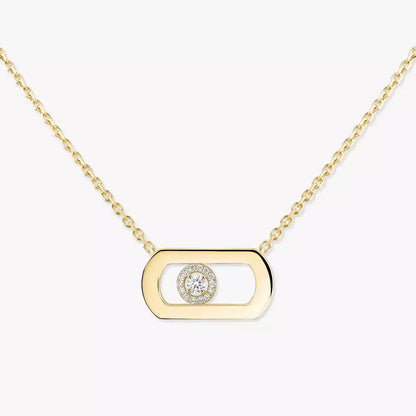 [Camiery]So Move Diamond Necklace in Gold