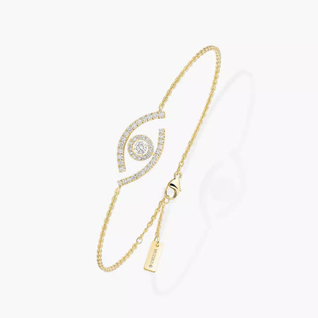 [Camiery]Lucky Eye Pave-Set Diamond Bracelet