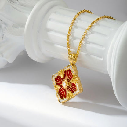 [Camiery JEWELRY] OPERA TULLE ENAMEL NECKLACE