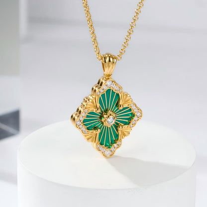 [Camiery JEWELRY] OPERA TULLE ENAMEL NECKLACE