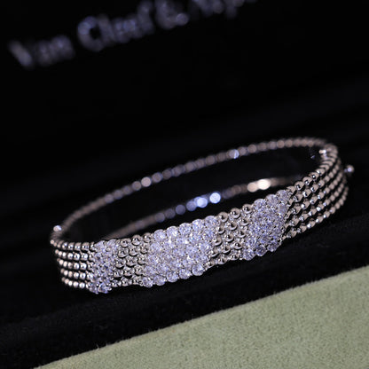 [Camiery]  FIVE-ROW DIAMOND BRACELET