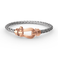 [Camiery]FORCE LARGE HORSESHOE NO DIAMOND BRACELET ROSE GOLD