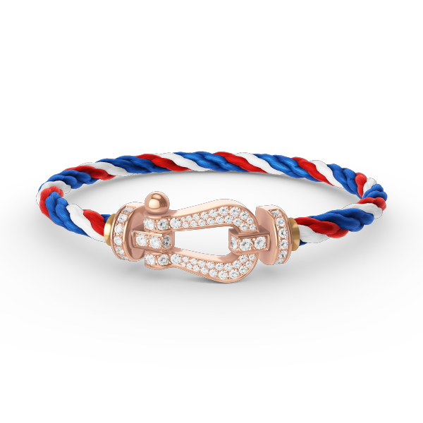 [Camiery]FORCE LARGE HORSESHOE FULL DIAMOND BRACELET ROSE GOLD