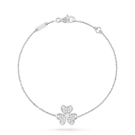 [Camiery]FRIVOLE SILVER FLOWER DIAMOND BRACELET