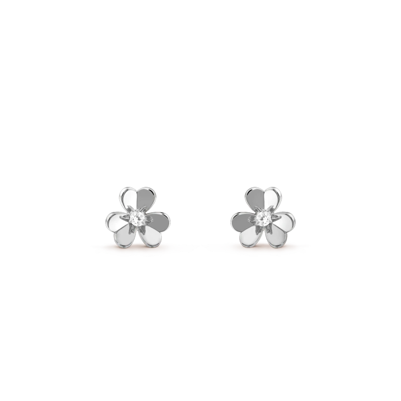 [Camiery]FRIVOLE MINI SILVER FLOWER EARRINGS