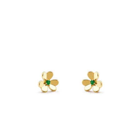 [Camiery]FRIVOLE  FLOWER MALACHITE EARRINGS