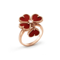 [Camiery]SWEET CLOVER CARNELIAN RING