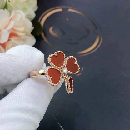 [Camiery]SWEET CLOVER CARNELIAN RING