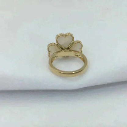 [Camiery]SWEET CLOVER WHITE MOP RING